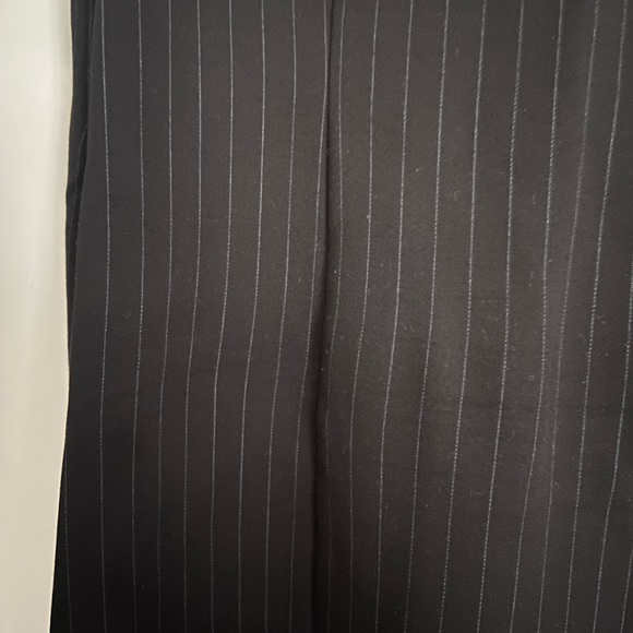 black pin stripe midi suit dress - Picture 2 of 9